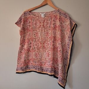 Zozo Silk Handkerchief Top Size Large